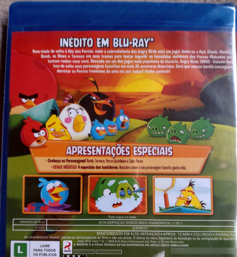 Blu-ray Angry Birds Toons - Primeira Temporada - Volume 2