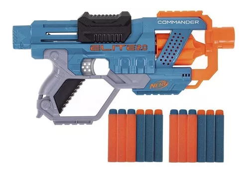 Nerf Elite 2.0 Lançador Commander RD-6 Com 12 Dardos Arminha