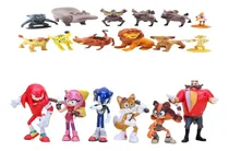 Comprar 12 Miniaturas Rei Leão + 06 Miniaturas Sonic (eggman)