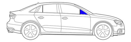 Vidrio Aleta Chevrolet Spark-gt 2010- 4p/5p Verde  Dd