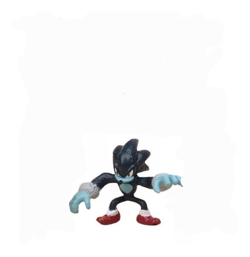 Sonic Mini Figura Acción Muñeco Juguete Personaje Con Base 