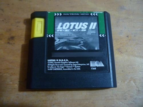 Lotus 2 Sega Genesis