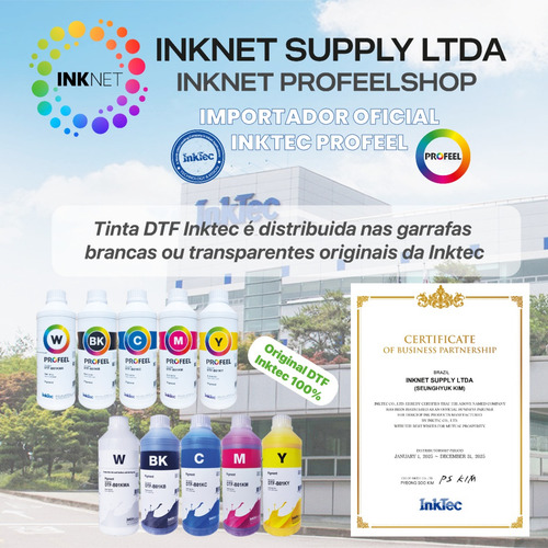 Kit 2l 5 Corestinta Dtf Inktec P/ Ep I3200 I1600 I800 Dx5