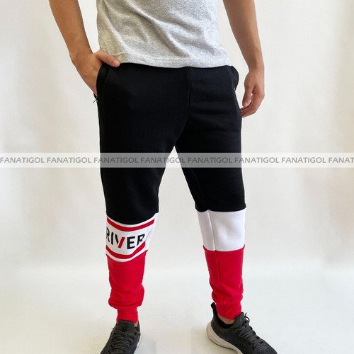 Imagen 2 de 8 de Pantalón Jogging Deportivo River Plate Con Licencia Oficial