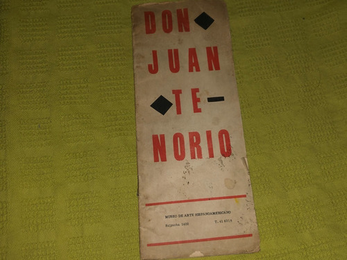 Don Juan Tenorio / Programa