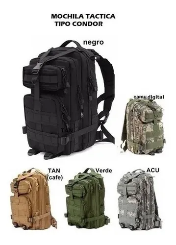 Mochila Militar Tipo Condor Tactica 30 Litros