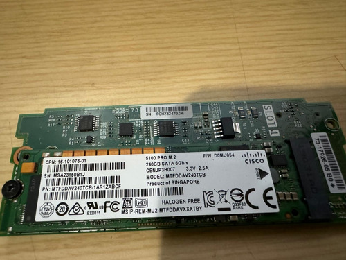 Cisco Ucs 240gb Sata M.2 Ssd Adapter