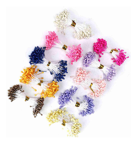 Estambre Artificial, 900 Unidades, Flores Secas, Hechas A Ma