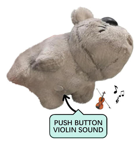 2pcs Nuevo Muñeco De Peluche De Hámster Triste Con Sonido