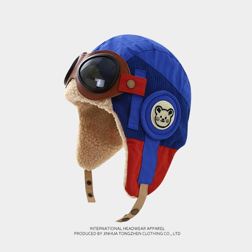 Gorro Gafas Aviador Unisex Retro Cálido Bonito Para Invierno