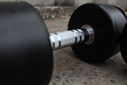 Mancuerna Engomada Redonda 37,5kg Por Unidad Gfitness