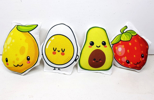 Souvenir 10 Comida Fruta Verdura Alimentos Forma 9cm
