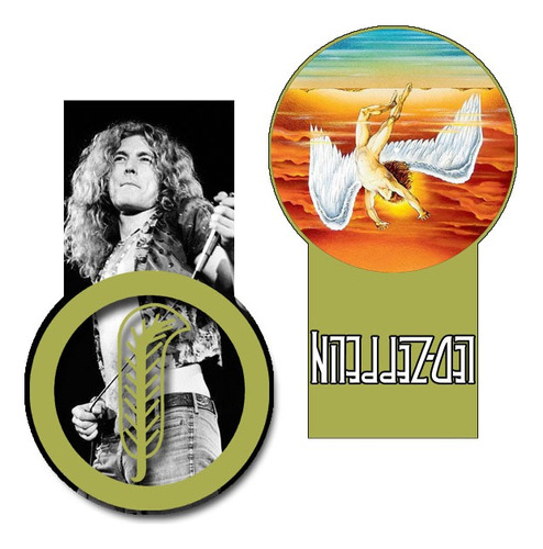 Marcador Magnético Personalizado Rock - Led Zeppelin