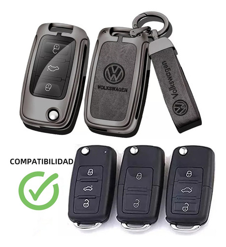 Funda Protector Llave For Vw Jetta A4 Clásico Mk6