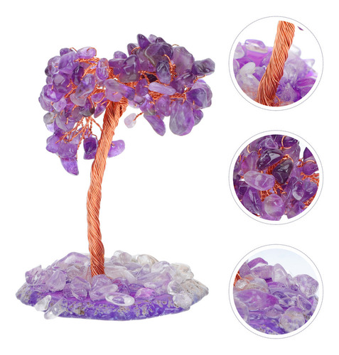 Cristales De Árbol De Chakras, Amatista, Árbol, Gracia