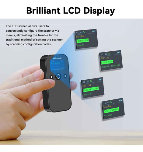 Escáner De Código De Barras Inalámbrico 2d 2d Alacrity Porta