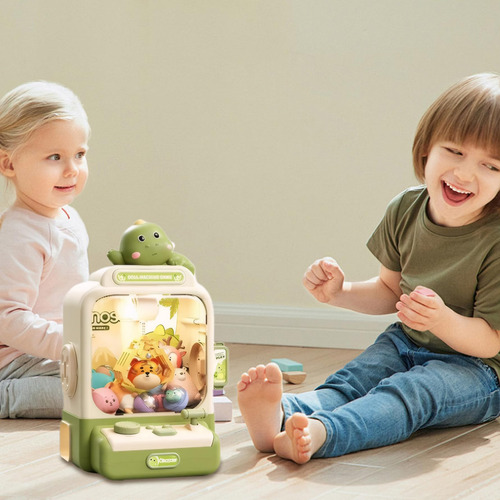 Mini Máquina De Garras Para Niños Con Sonido Doble Potencia Color