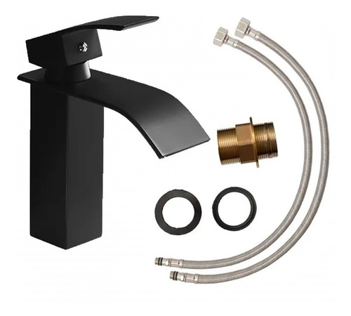 Imagem 4 de 6 de Torneira Cascata Baixa Banheiro Slim Monocomando