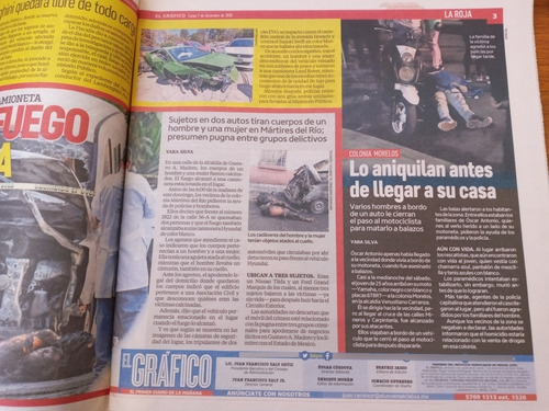Revista Periódico El Gráfico 7 De Diciembre De 2020 (Usado)