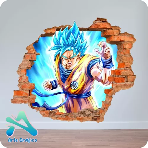 Goku en vinil 😎 - Vinilos para Motos y Habitaciones