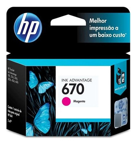 Cartucho Hp 670 Magenta