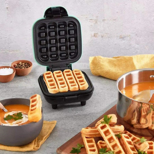 Mini Máquina De Waffle Multifuncional Bivoltz