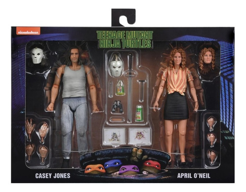 Casey Jones Y April O´neil Pack X2 Tmnt Tortugas Ninja Neca