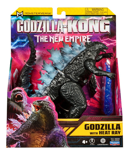 Muñeco Godzilla Heat Ray Godzilla X Kong The New Empire 15cm