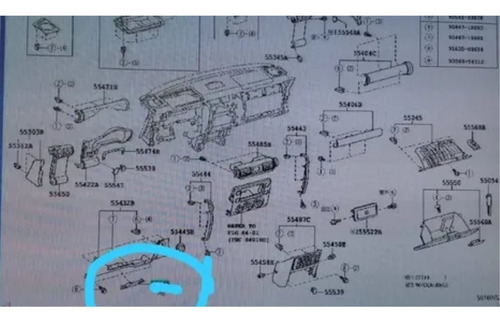 Tapa Fusilera De Tablero Fj Cruiser Nueva