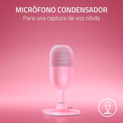 Microfono Gamer Razer Seiren V3 Mini Usb Con Sensor Quartz