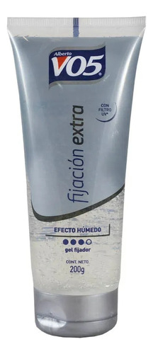 Gel Fijador Efecto Humedo Fijacion Extra 200g Vo5