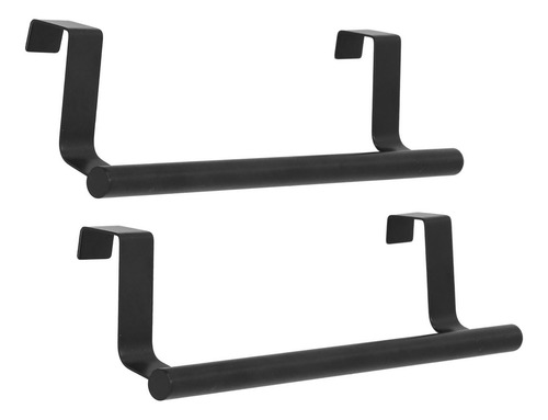 Toallero Negro Para Colgar, Sin Perforaciones, Sin Clavos, 2