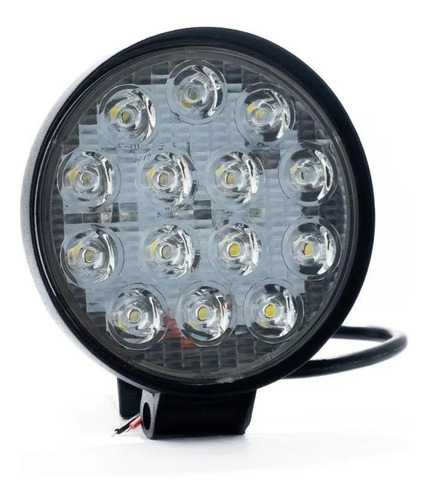 Faro Auxiliar Led De Alta Potencia 42w Redonda San Martin