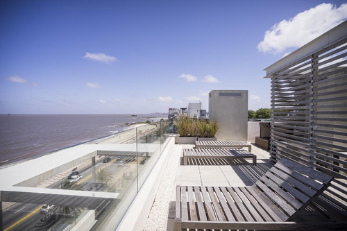 Venta Impecable Monoambiente Frente Al Mar En Malvín