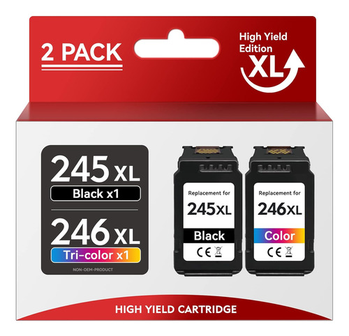 De Tinta Pg245xl/ Cl246 Xl  S De Tinta Canon 245 Y 246 ...