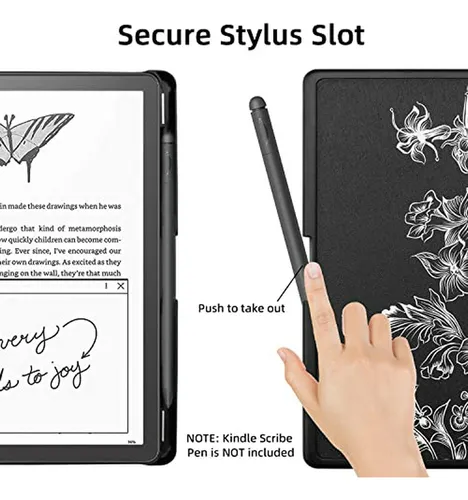 Funda Walnew Para Kindle Scribe 10.2 (2022), Pu Con Soporte