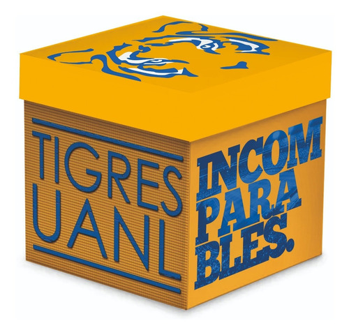 Tigres Taza FĂștbol Con Caja De Madera Para