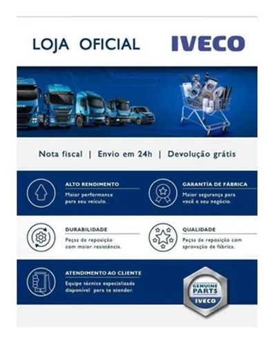 Par 2 Luz Direção Seta Parachoque Tector Original Iveco