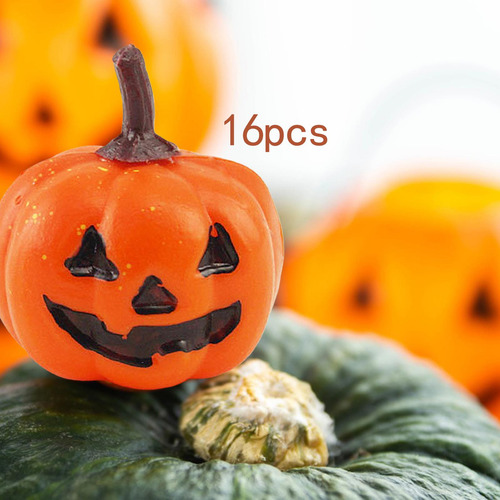 16 Piezas De Calabaza De Mueca Simulada Divertida Para