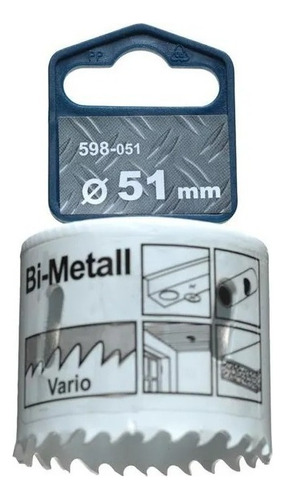Sierra Copa Bimetal 51 Mm Kwb Premium Corte Metal