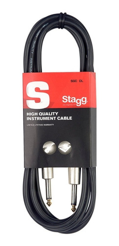Cable Para Guitarra/bajo Stagg Serie S 10m Recto/recto