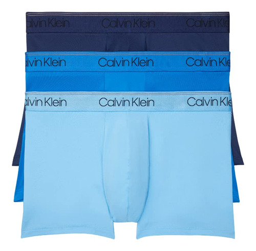Trunk Calvin Klein Micro Stretch Para Hombre, Paquete De 3 U