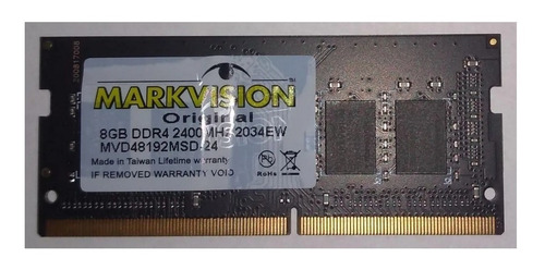 Memoria Sodimm Ddr4 Markvision 8gb 2400mhz Mvd48192msd-24