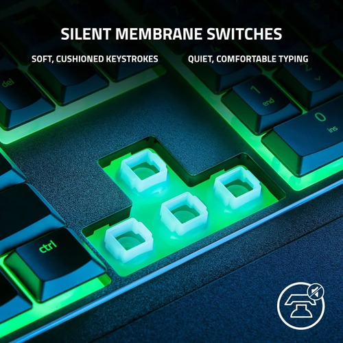 Imagen 5 de 7 de Razer Ornata V3 X Teclado Gamer Meca-membrana Rgb