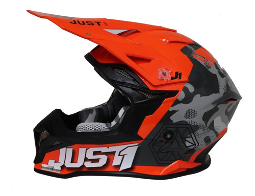 Capacete Just1 J39 Kinetic Motocross Trilha Downhill Cores