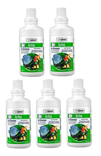 Ictio Alcon 100ml Kit Com 5 Unidades