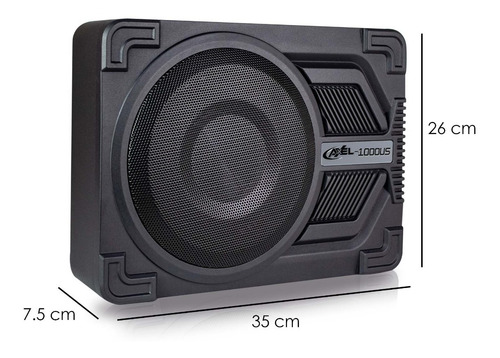 Imagen 2 de 4 de Subwoofer Amplificado 10'premium Puerto Aire Axel Bysteelpro