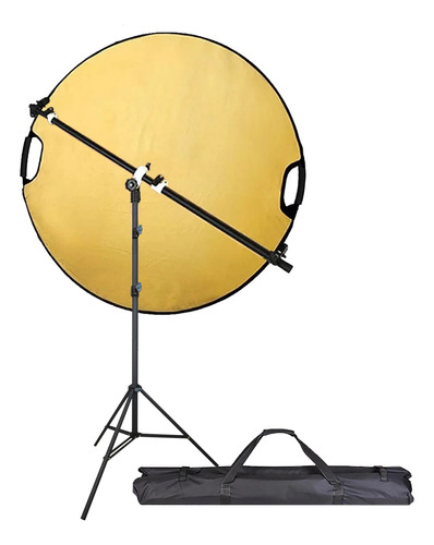 Kit Brazo Soporte + Reflector Rebotador 110cm + Tripie 2.10m