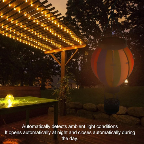 Linterna Solar Colgante Led Decorativa Para Exteriores