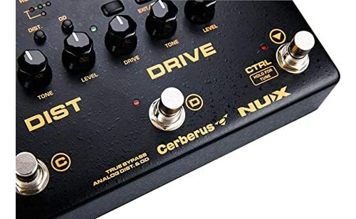 Briskdrop Nux Cerberus Multi-efeitos De Pedal Com Cabos De I